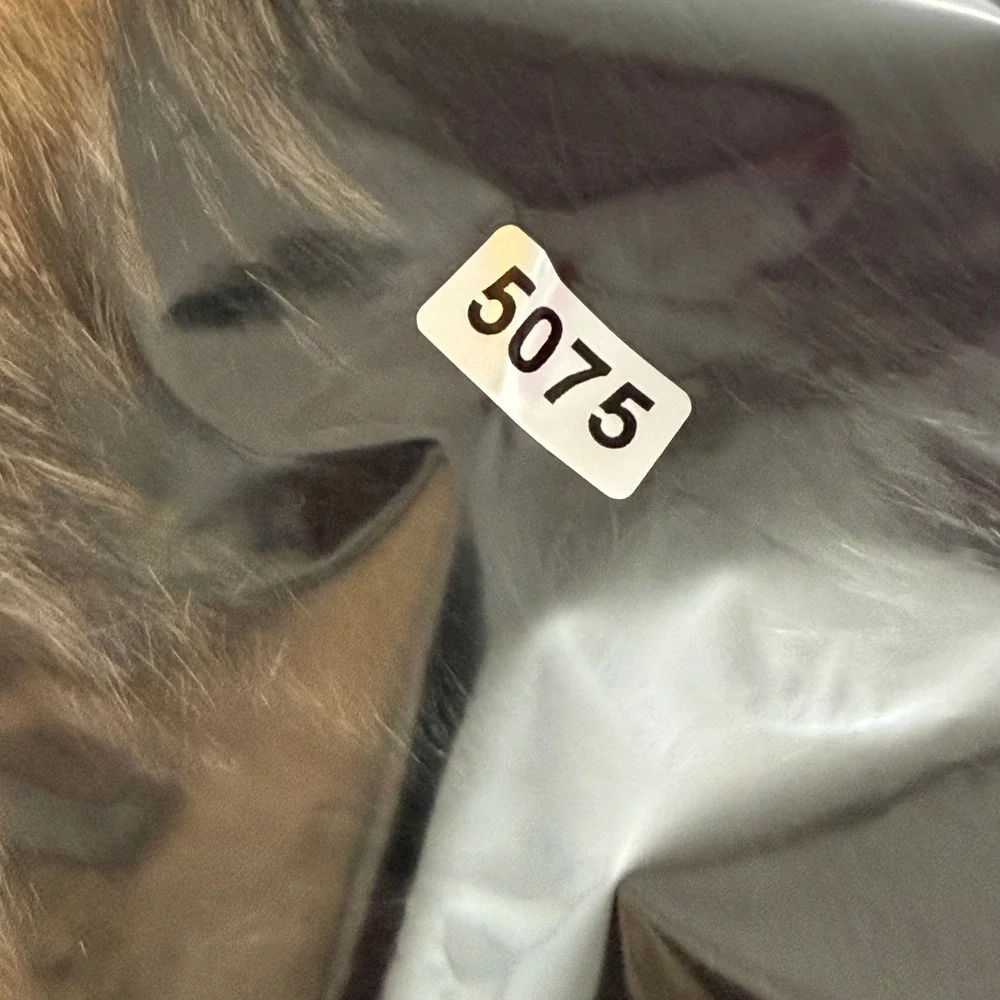 Free People Faux Fur Vest Black‎ Brown Multi Color Size 6 NWOT - Picture 10 of 10